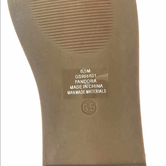 **SOLD** NWT Woven Brown Sandals Flats w/ Open Toe - Picture 5 of 5